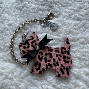 NWT Brighton Dog Puppy Terrier Scotty Key Purse Fob Tassel Charm Claw attachment